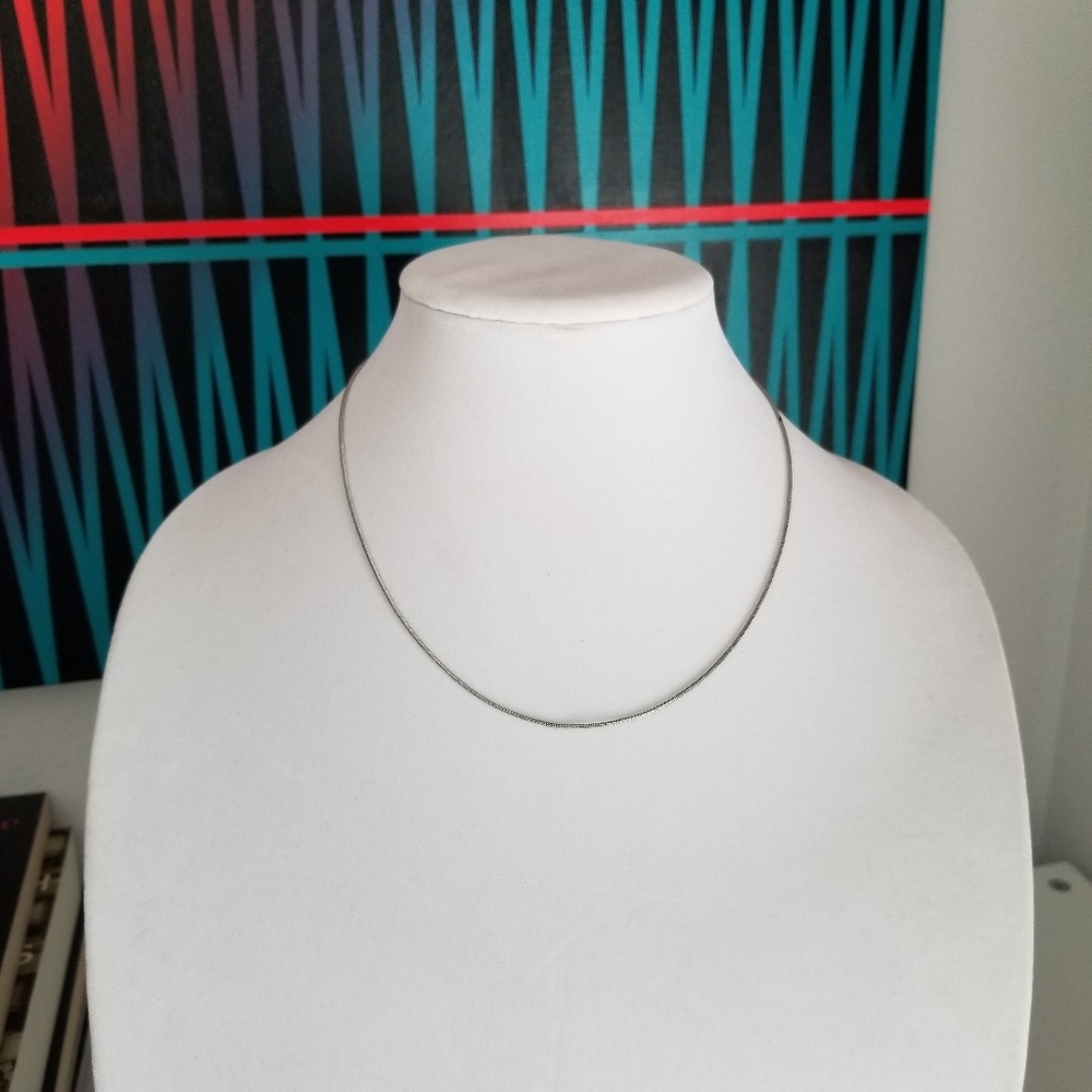 Silver snake chain - 19 inches